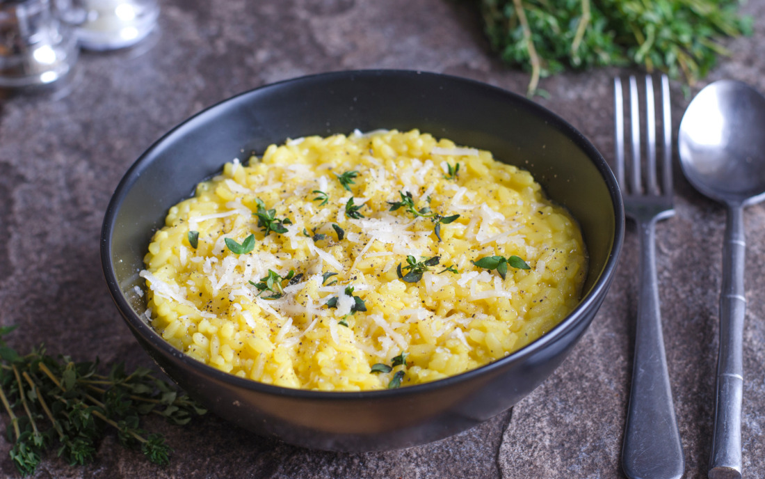 Risotto milanese med safran