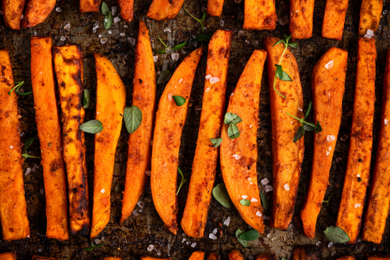 Sød kartoffel fritter – Sprøde sweet potato fries