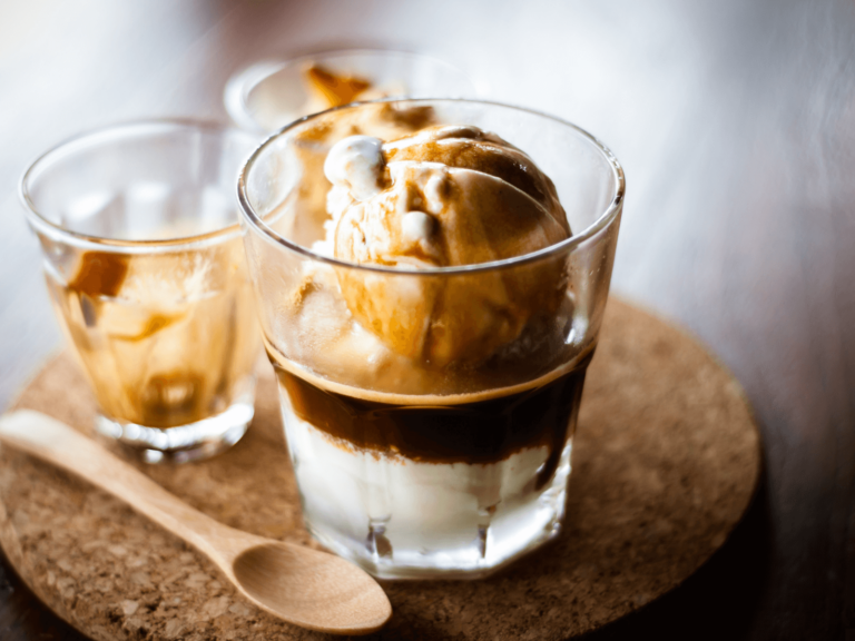 Affogato - Italiensk kaffe dessert