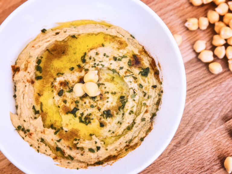 Hvid bønne hummus