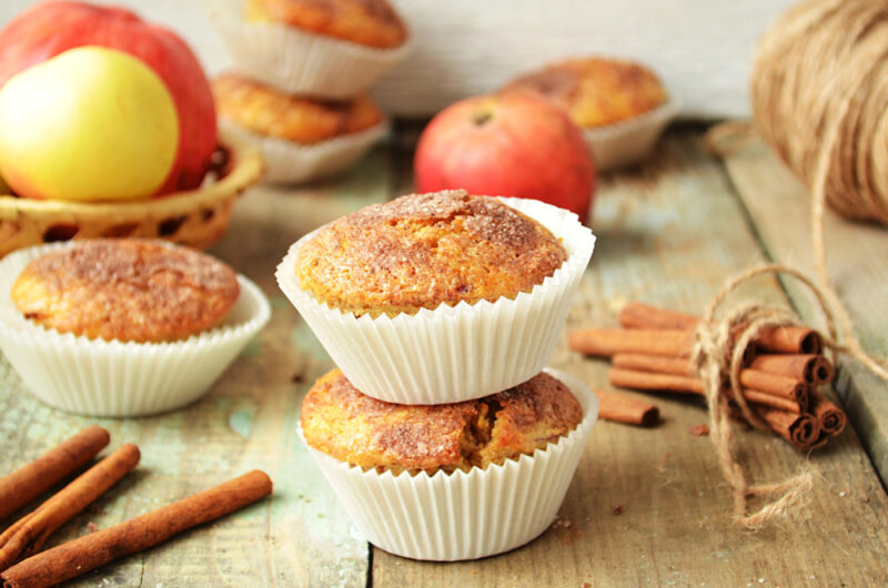 Æble kanel muffins