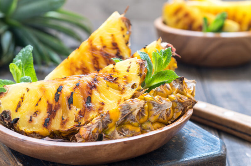 Grillet ananas